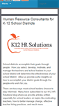 Mobile Screenshot of k12hrsolutions.com
